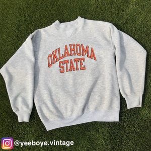Vintage 80’s Oklahoma State Grey Crewneck